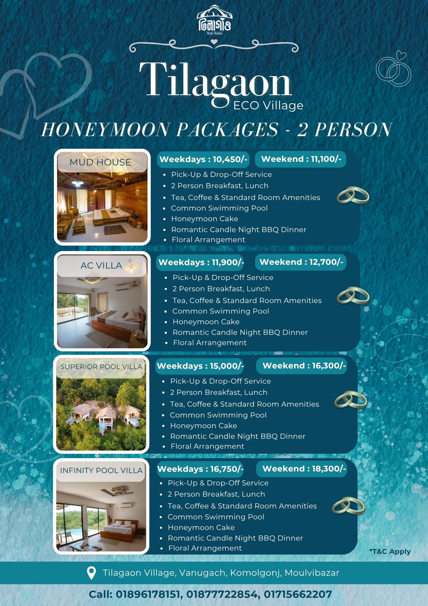 Honeymoon Package - 2 Person